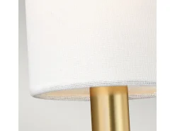Elstead Brianna 1 ljus vägglampa, polerad mässing, E14
