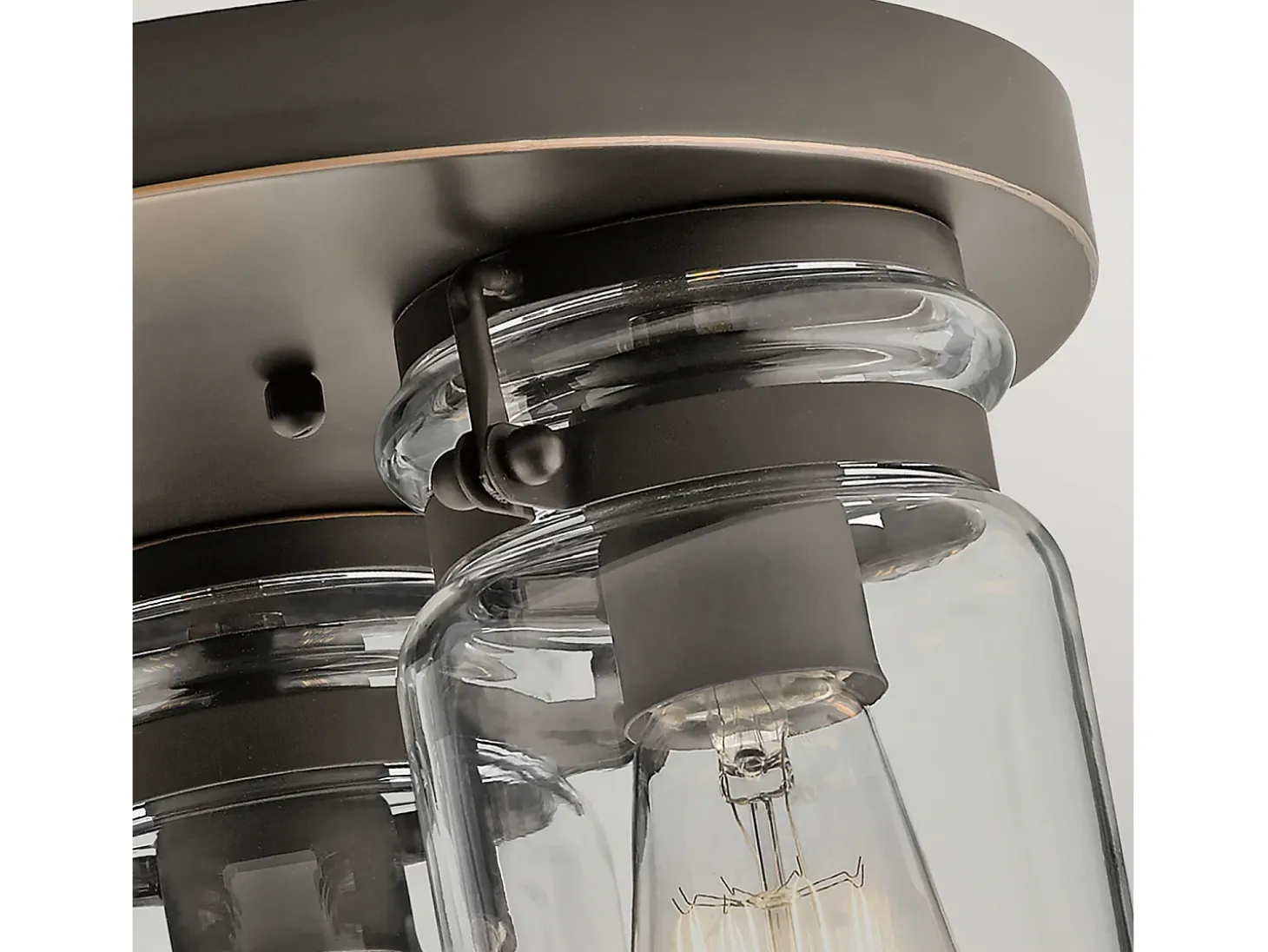 Elstead Brinley 3 ljus infälld taklampa Borstad nickel, E27