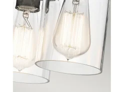 Elstead Brinley 3 ljus infälld taklampa Borstad nickel, E27