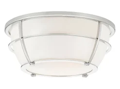 Elstead Chance 2 Light Flush Mount - polerad kromfinish, E27