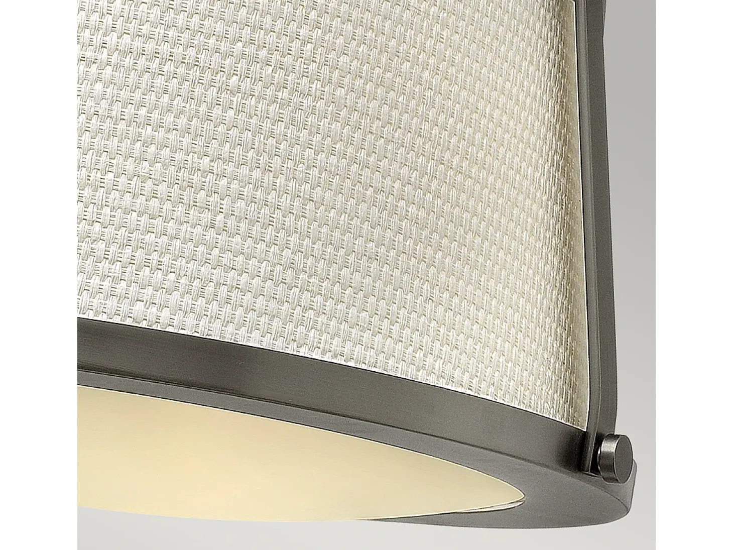 Elstead Charlotte 3 Ljus Semi Flush Ceiling Light Antik Nickel, E27