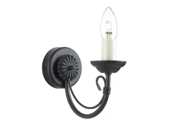 Elstead Chartwell 1 ljus inomhusljus vägglampa svart, E14