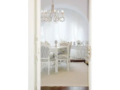 Elstead Christina 8 ljus ljuskrona silver, guldfinish, E14