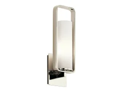 Elstead City Loft 1 ljus inomhusvägglampa polerad nickel, E27