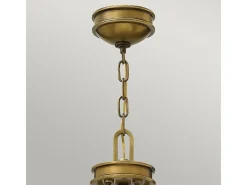 Elstead Collier 5 ljus multiarm ljuskrona mässingsfinish, E27