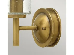 Elstead Collier 1 ljus vägglampa mässing, E27