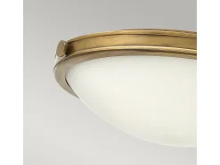 Elstead Collier 3 Lätt mellantaksspolningsljus Mässing, E27