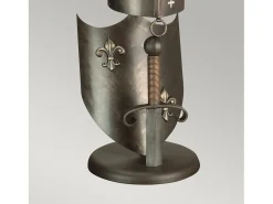 Elstead Crusader Bordslampa borrad brons