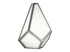 Elstead Diamond 1 ljus inomhusvägglampa polerad nickel, E27