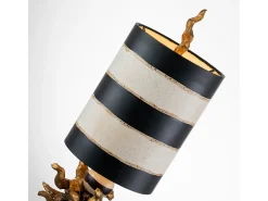 Elstead Dominique 1 ljus Bordslampa Gold Leaf, E27