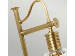 Elstead Douille 1 ljus Bordslampa Mässing, E27