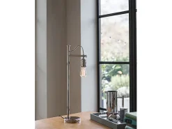 Elstead Douille 1 ljus bordslampa polerad nickel, E27