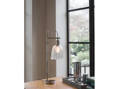 Elstead Douille 1 ljus bordslampa polerad nickel, E27