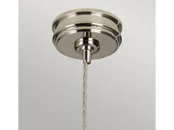 Elstead Douille 1 ljus takhänge polerad nickel, E27