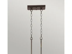 Elstead Emery 3 ljus hängande bar ljuskrona ljus palladisk brons, E27