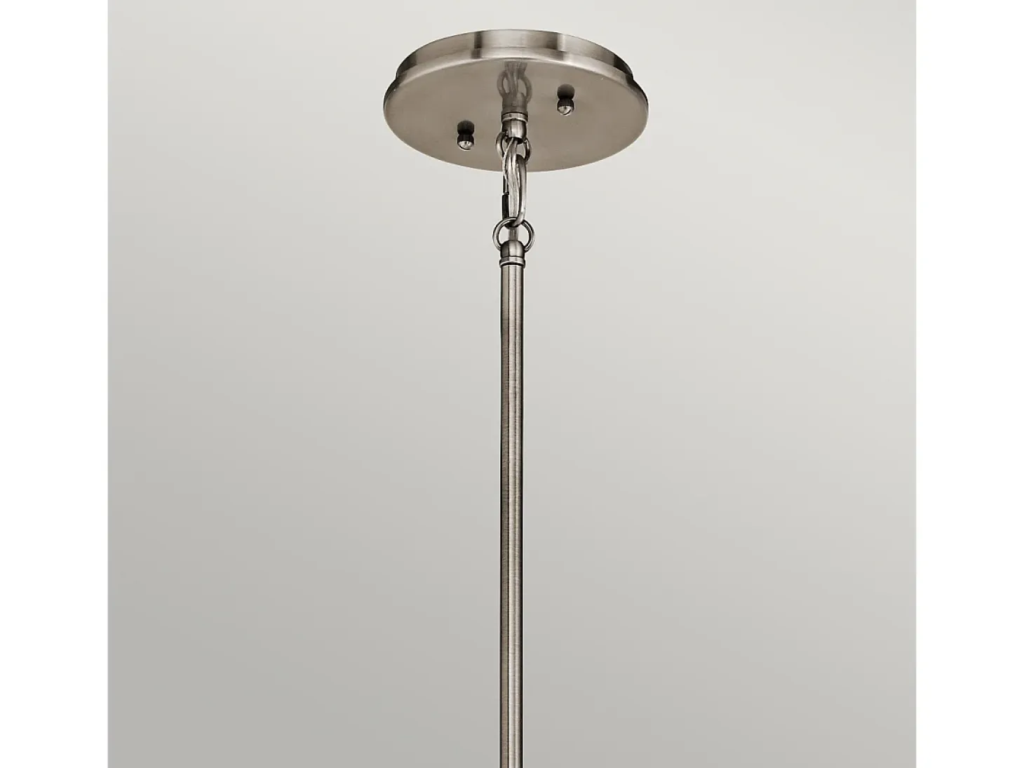 Elstead Emory 3 Ljus Semi Flush Round Tak Pendel Light Tenn, E27