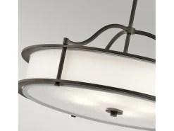 Elstead Emory 4 Ljus Semi Flush Runt Tak Pendelljus Tenn, E27