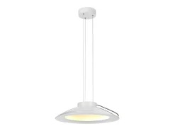 Elstead Europa LED 1 Light Medium Dome Takhänge Vitmålad Finish