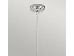 Elstead Everly 1 ljus liten kupol taklampa krom, E27