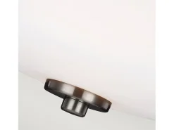 Elstead Evington 2 Ljus Semi Flush Ceiling Light Satin Nickel, E27