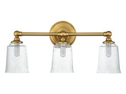 Elstead Feiss Hugeunot Vägglampa polerad mässing, IP44