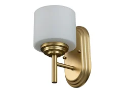 Elstead Feiss Malibu Vägglampa Borstad mässing, IP44