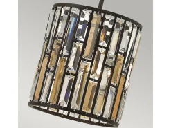 Elstead Gemma 1 Light Ceiling Mini Pendel Vintage Bronze, E27