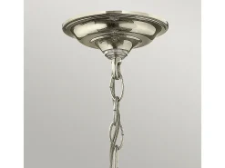 Elstead Gentry 4 Candle Medium Pendellampa - polerat nickel