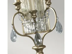 Elstead Gianna 3 ljus inomhusljus vägglampa Silver, E14