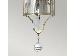 Elstead Gianna 1 ljus inomhusljus vägglampa silver, E14