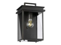 Elstead Glenview Utomhus 1 Ljus Vägglykta, Antik Brons, IP44, E27
