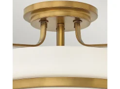 Elstead Griffin 4 Ljus Semi Flush Taklampa polerad krom, E27