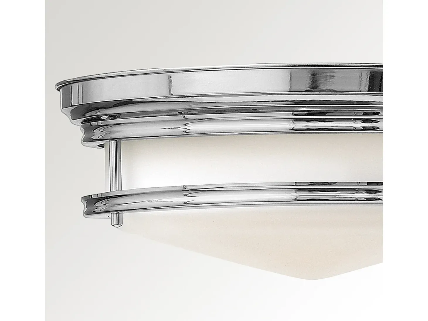 Elstead Hadley 3 Ljus Semi Flush Taklampa Krom, E27