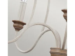 Elstead Hartsville 5 ljus ljuskrona Beachwood finish, E14