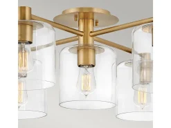 Elstead Hinkley Axel Multi Arm Semi Flush Taklampa Heritage Mässing