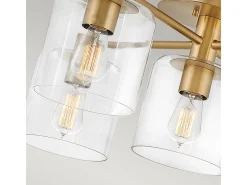 Elstead Hinkley Axel Multi Arm Semi Flush Taklampa Heritage Mässing