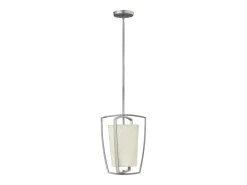 Elstead Hinkley Blakely Liten taklampa 1x E27 Borstad Nickel