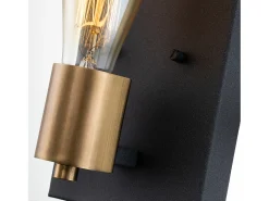 Elstead Hinkley Silas Vägglampa Åldrad zink & Heritage Mässing