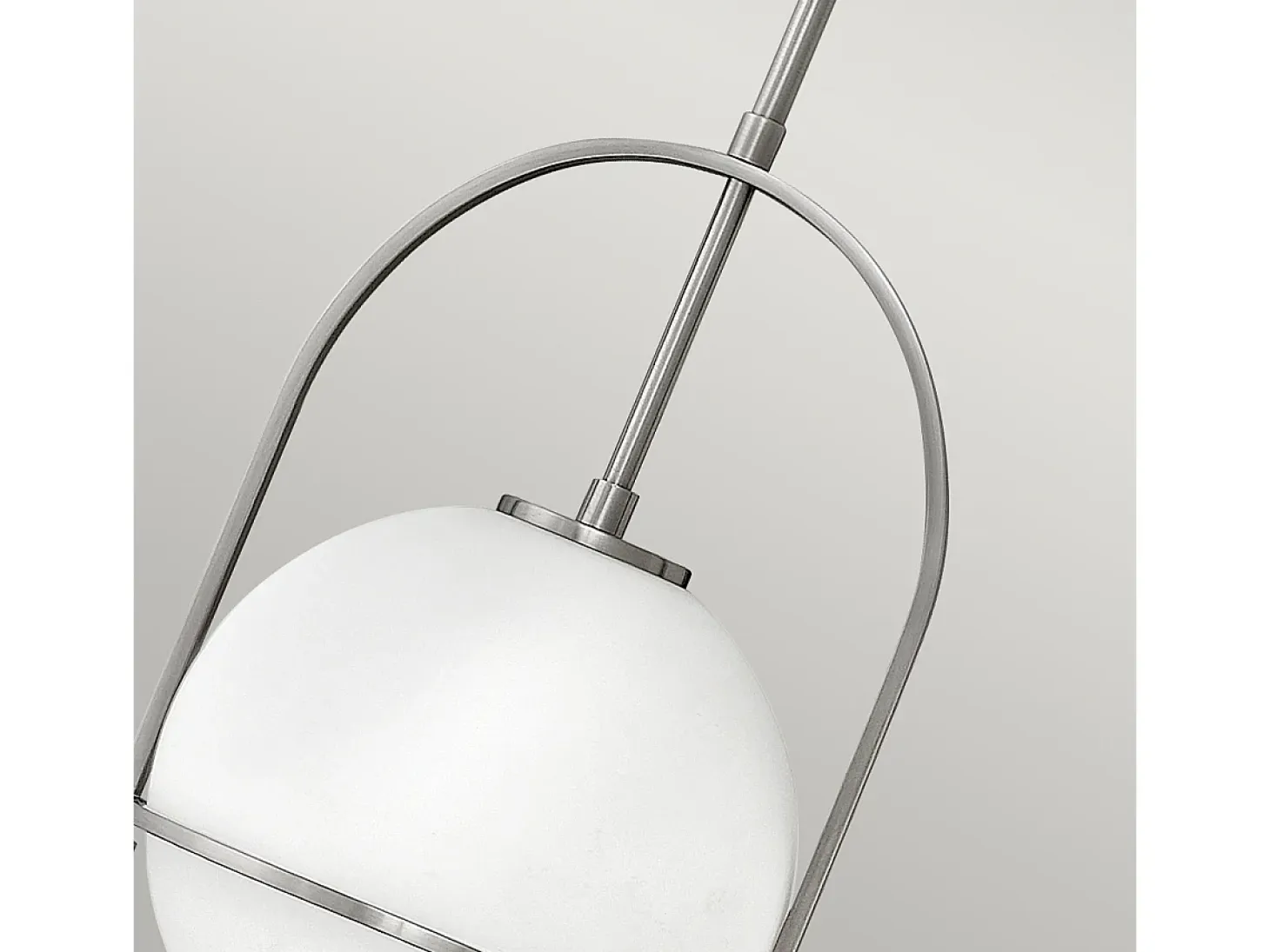 Elstead Hinkley Somerset Globe Pendel Taklampa Borstad Nickel