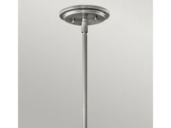 Elstead Hinkley Somerset Globe Pendel Taklampa Borstad Nickel