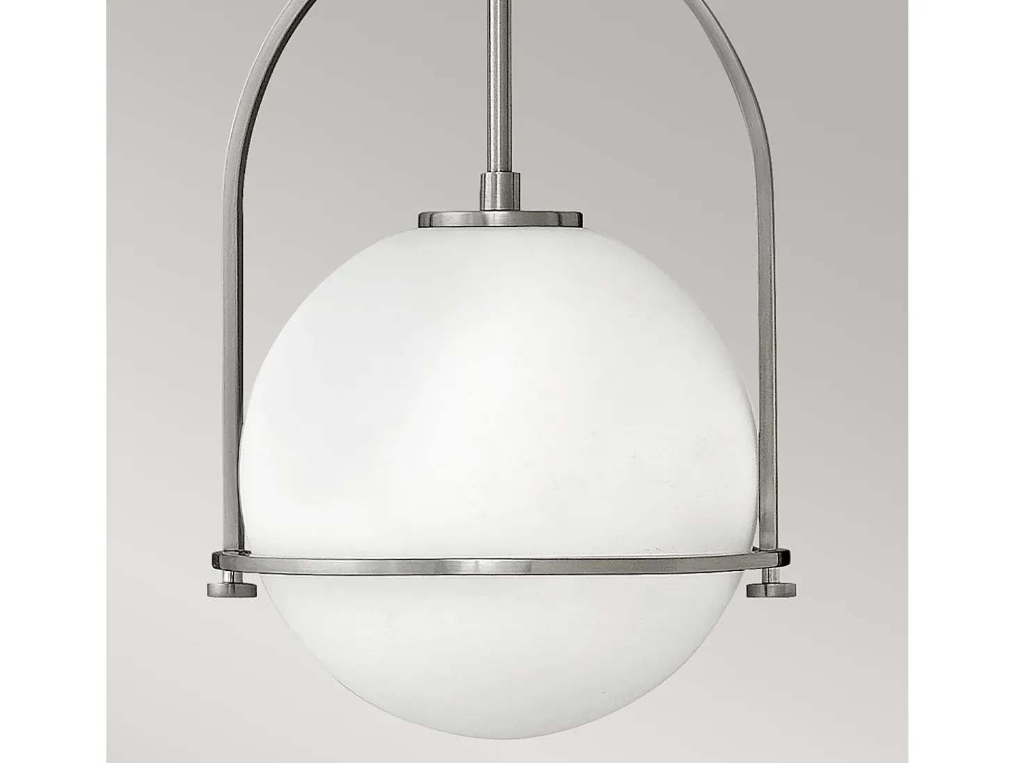 Elstead Hinkley Somerset Globe Pendel Taklampa Borstad Nickel