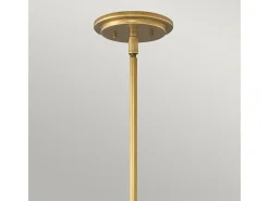 Elstead Hinkley Somerset Globe Pendel Taklampa Heritage Brass