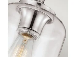 Elstead Hounslow 1 Light Ceiling Mini Pendel Polerad Nickel, E27