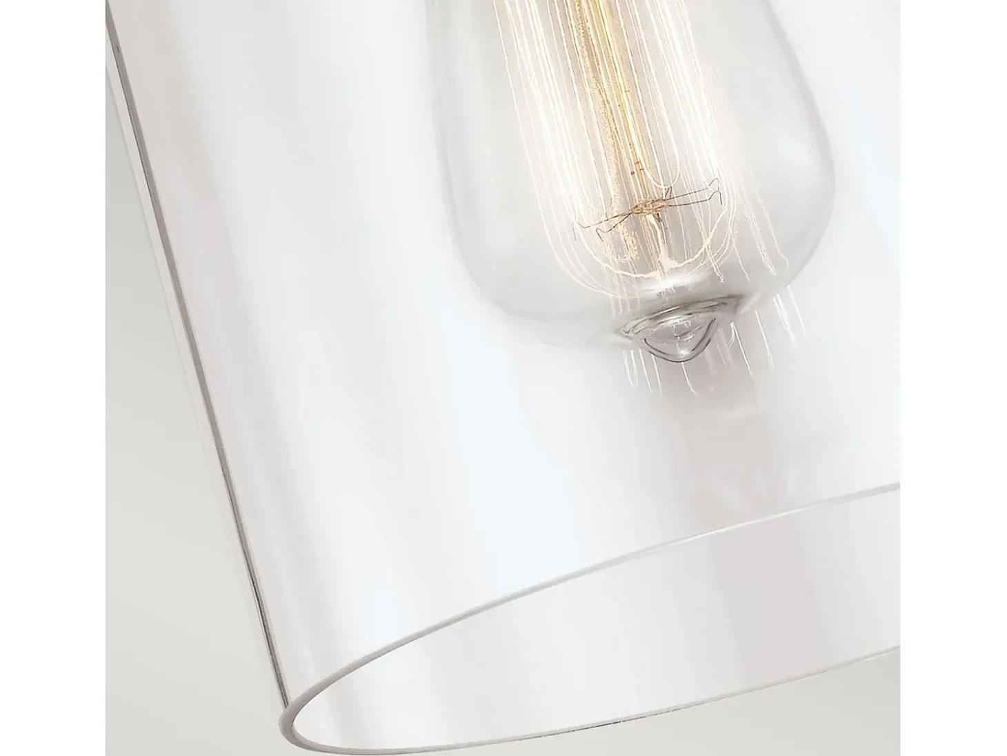 Elstead Hounslow 1 Light Ceiling Mini Pendel Polerad Nickel, E27
