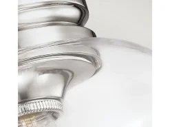 Elstead Hounslow 1 Light Flush Light, polerat nickel