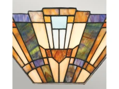 Elstead Inglenook 2 Lätt Tiffany Uplighters Tiffany glas, E14