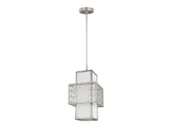 Elstead Kenney 1 taklampa silver, E27