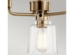 Elstead Kichler Aivian Multi Arm Pendel Tak Ljus Weathered Mässing