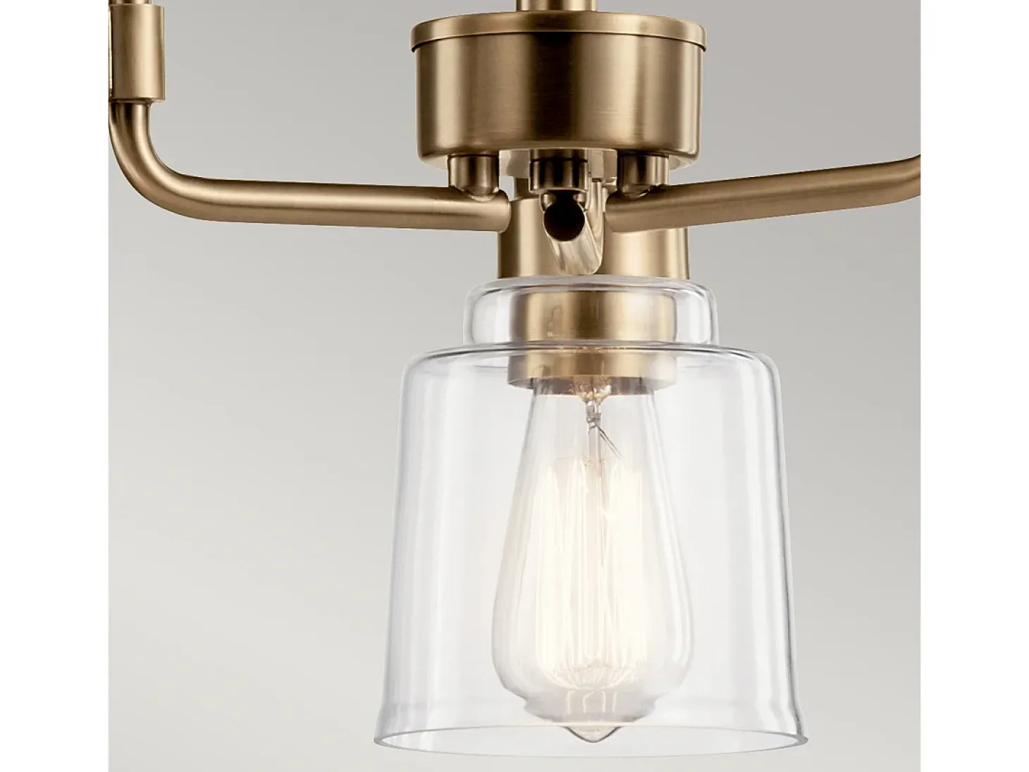 Elstead Kichler Aivian Multi Arm Pendel Tak Ljus Weathered Mässing