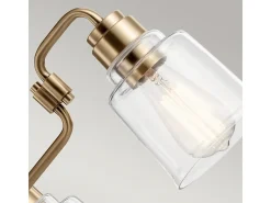 Elstead Kichler Aivian Multi Arm Pendel Tak Ljus Weathered Mässing